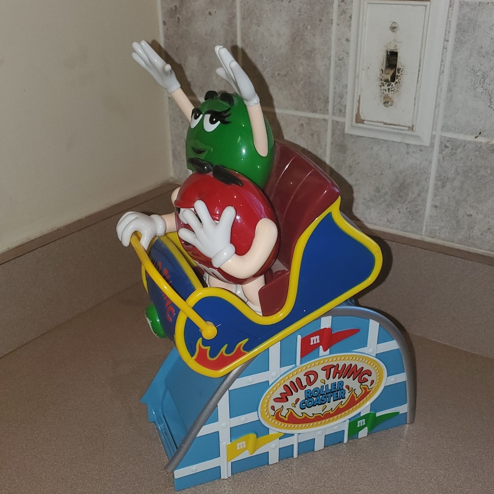 M&M's Wild Thing roller coaster candy dispenser